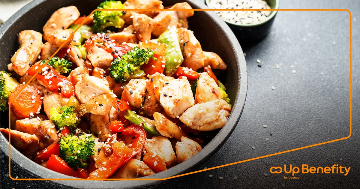 Zdravá večeře | Lehké kuřecí stir-fry se zeleninou s eStravenkou 10 Zdravá večeře | Lehké kuřecí stir-fry se zeleninou s eStravenkou