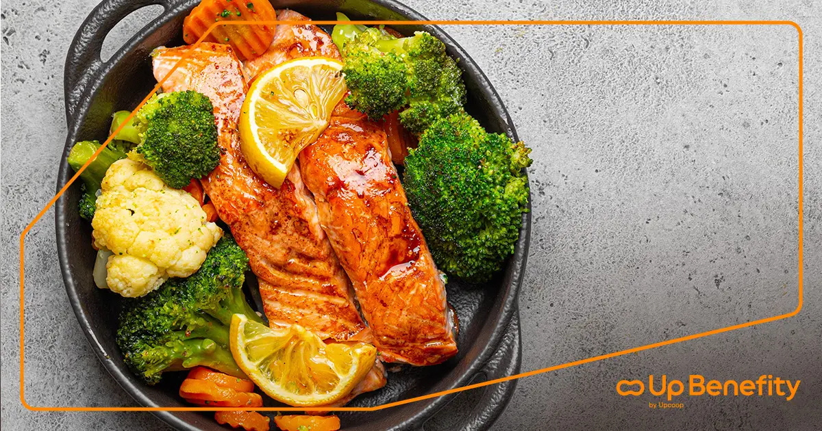 Zdravá večeře | Pečený losos s bylinkami s eStravenkou 9 Zdravá večeře | Pečený losos s bylinkami s eStravenkou