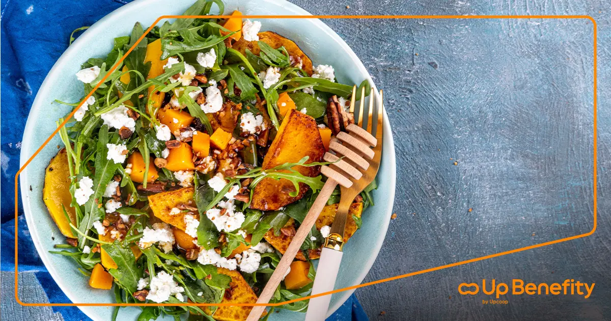 Zdravá večeře | Quinoa salát s pečenou dýní, fetou a rukolou: 8 Zdravá večeře | Quinoa salát s pečenou dýní, fetou a rukolou: