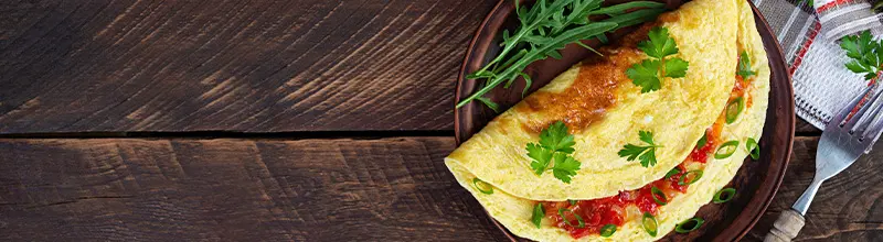 Zdravá večeře | Tuňáková omeleta se sýrem a cibulkou 1 Tuňáková omeleta eStravenka