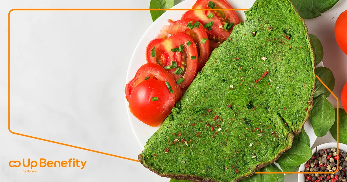 Zdravá večeře | Špenátová omeleta s kozím sýrem 3 Zdravá večeře | Špenátová omeleta s kozím sýrem