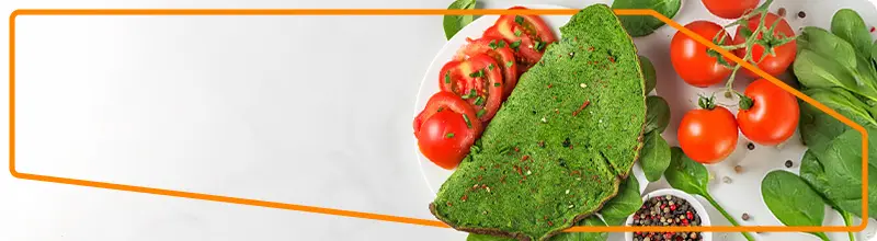 Zdravá večeře | Špenátová omeleta s kozím sýrem 1 špenátová omeleta a eStravenka