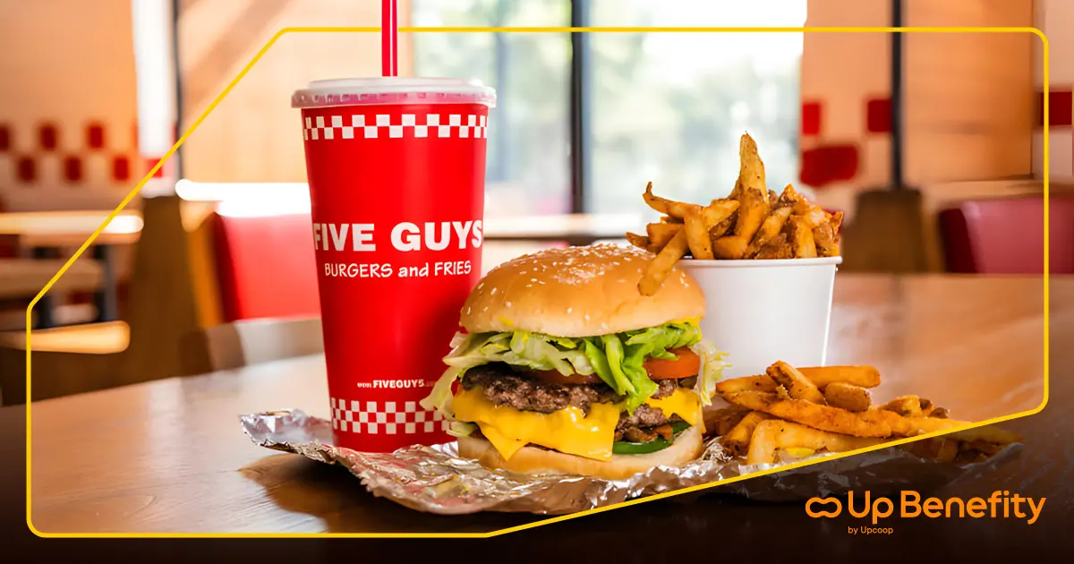 Burgery z Five Guys nesmíte minout! A platí za vás eStravenka 6 Burgery z Five Guys nesmíte minout! A platí za vás eStravenka