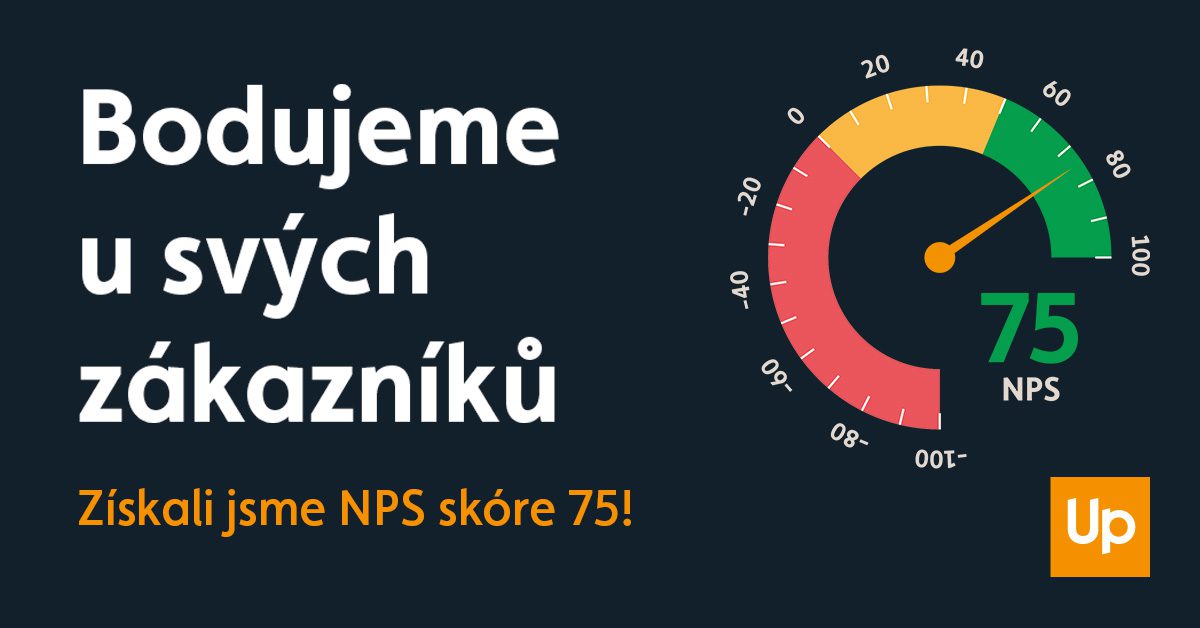 Naše NPS hodnocení letí vzhůru – děkujeme!